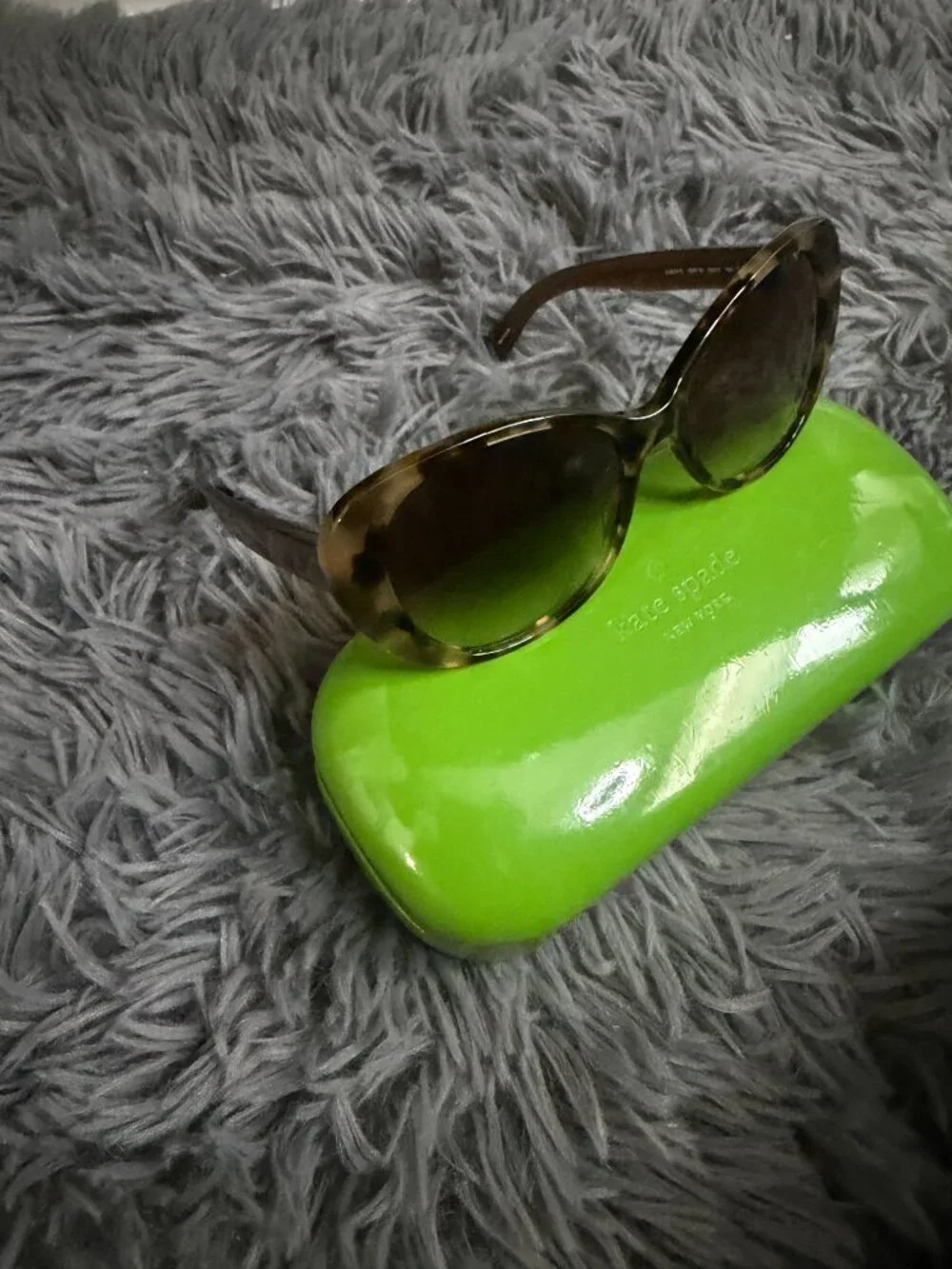 Kate Spade NY Tortoise Cat Eye‎ Sunglasses 🕶️🤎✨ w/ Case 💚 Chic Designer Vibes